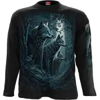 Spiral Shirt met lange mouwen - Forest Guardians - M tot XXL - voor Mannen - zwart - Maat L