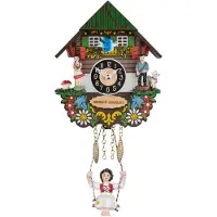 Engstler - 1413 SQ - Wandklok met schommel - Quartz