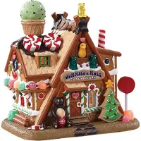 Lemax Kersthuisje Gummies & more candy store 4,5V