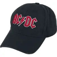 AC/DC Cap - Logo - Baseball Cap - voor Mannen - zwart - Maat Standard