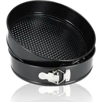 Discountershop Springvorm Set van 2 - 28 cm Non-stick Lekvrije Cheesecake Bakvorm - Voor Taarten, Quiches, Mini Cheesecakes en Pizza - Antiaanbaklaag