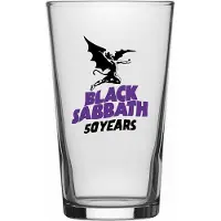 Black Sabbath Bierglas - 50 Years - voor Geen - transparant | Maat Standard