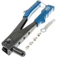 PP Market popnagel tang 25 cm lange blindkliknagel tang met 4 verwisselbare bekken
