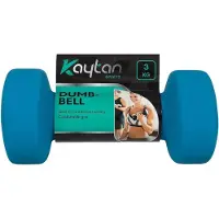 Kaytan Dumbbell set van 2 x 3KG - Dumbbells gewichten - Halterset - Gewichten en Halters - Blauw