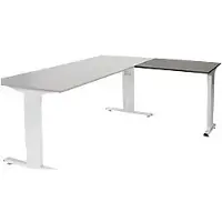 Schaffenburg Linesto Plus Bureau-uitbreiding Rechthoekig Eiken T-Voet 800 (B) x 600 (D) x 655 (H) mm Melamine