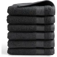 DoubleDry Hotel handdoeken 50 x 100 cm – set van 6 – 100% katoen 500 g/m2 –