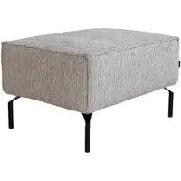 Livin24 Hocker Kansas ribstof taupe