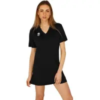 Osaka V-neck Tech Korte Mouw Jurk