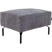 Livin24 Hocker Kansas taupe ribstof