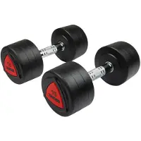 FINNLO 15kg Dumbbell 2 Units Zilver 15 kg