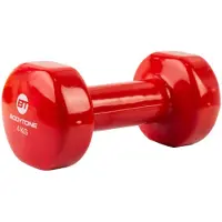 Bodytone V4 4kg Pvc Coated Dumbbell 2 Units Zwart 4 kg