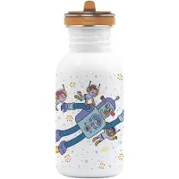 Laken Steel Cap Space Robot Bottle 500ml Wit