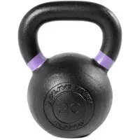 Olive Cast Iron 20 Kg Kettlebell Paars 20 kg
