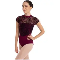 Intermezzo Manilacrem Short Sleeve Leotard Rood XS Vrouw