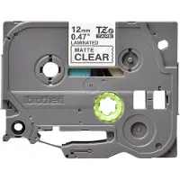 Brother Tape TZe-M31 Zwart op transparant (12 mm)