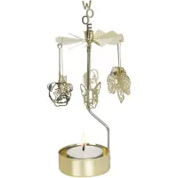 Pluto Design Hondenfamilie waxinelichtjeshouder Goud