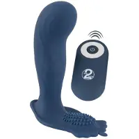 You2Toys Vibrerende Buttplug met Afstandsbediening - Blauw