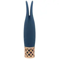 Pillow Talk Zwarte Siliconen Secrets Playful Clitorale Wand rabbit vibrator van Pillow Talk
