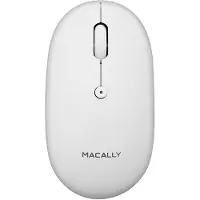 Macally Blauwtooth Draadloze Muis Wit