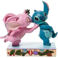 Lilo & Stitch - Disney Verzamelfiguren - Stitch & Angel with Mistletoe - voor Geen - standaard - Maat Standard