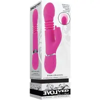 Evolved Novelties - Pink Dragon - Stotende & draaiende duo vibrator