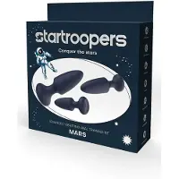 Startroopers - Mars - 3-delige vibrerende anaalplugset