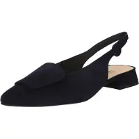 Paul green Ballerina met riempjes nachtblauw