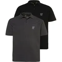 JP 1880 Shirt grijs / zwart