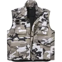 Brandit Bodywarmer 'Ranger' taupe / antraciet / zilvergrijs / stone grey