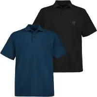 JP 1880 Shirt blauw / zwart