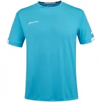 Babolat Tennisshirt Men Play Crew Neck Tee Cyan Blue-M
