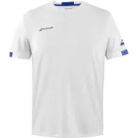 Babolat Tennisshirt Men Play Crew Neck Tee White-L