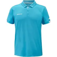 Babolat Play Short Sleeve Polo Blauw M Man