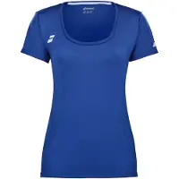 Babolat Play Short Sleeve T-shirt Blauw XL Vrouw