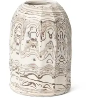 Ferm Living Blend Vaas Naturel 20 Cm - Vazen Steengoed Natural - 1104268179