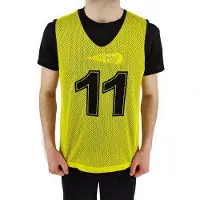 Powershot Numbered 1-11 Training Bib 11 Units Geel Man