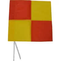 Sporti France Rigid Corner Pole With Flags 4 Units Veelkleurig