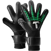 T1tan Beast 3.0 Junior Goalkeeper Gloves With Finger Protection Groen,Zwart 4 Kinderen