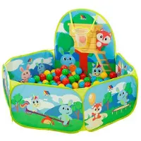 MOLTO Park With Basket And 25 Balls 76x100x110 Cm Veelkleurig Kinderen