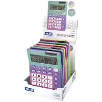Milan Display Box 6 Sunset 12 Digit Calculators Zilver