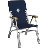 Talamex Deluxe Deck Chair Blauw