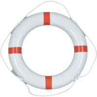 Talamex Lifebuoy Pvc With Strip 60 Cm Zwart