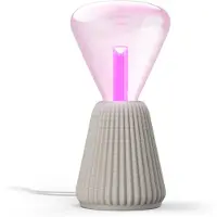 Philips Lightguide Driehoekige Lamp + 3d-geprinte Kegelvormige Lampvoet (zandkleur)