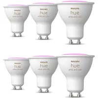 Philips Bundel: 6x Slimme Gu10 Spot - White & Color Ambiance