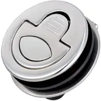 Marine Town Stainless Steel 5050137 Spring Handle Without Lock Zilver 60 mm