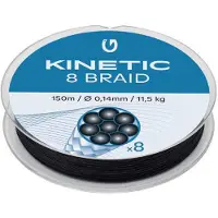 Kinetic 8 300 M Braided Line Transparant 0.120 mm