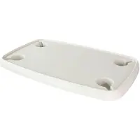 Goldenship Rectangular Table Transparant 76 x 46 cm