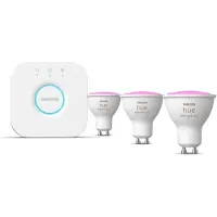 Philips Starterkit Bridge Met Lamp Gu10 3 Stuks (25828000)
