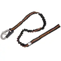 4water Elastic Rope With Carabiner Bruin