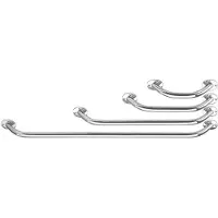 PLASTIMO Stainless Steel Handrail Zilver 200 mm
